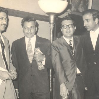 Ameen Sayani, the music director of WOH KAUN THI Madan Mohan, NNS and director RAJ KHOSLA